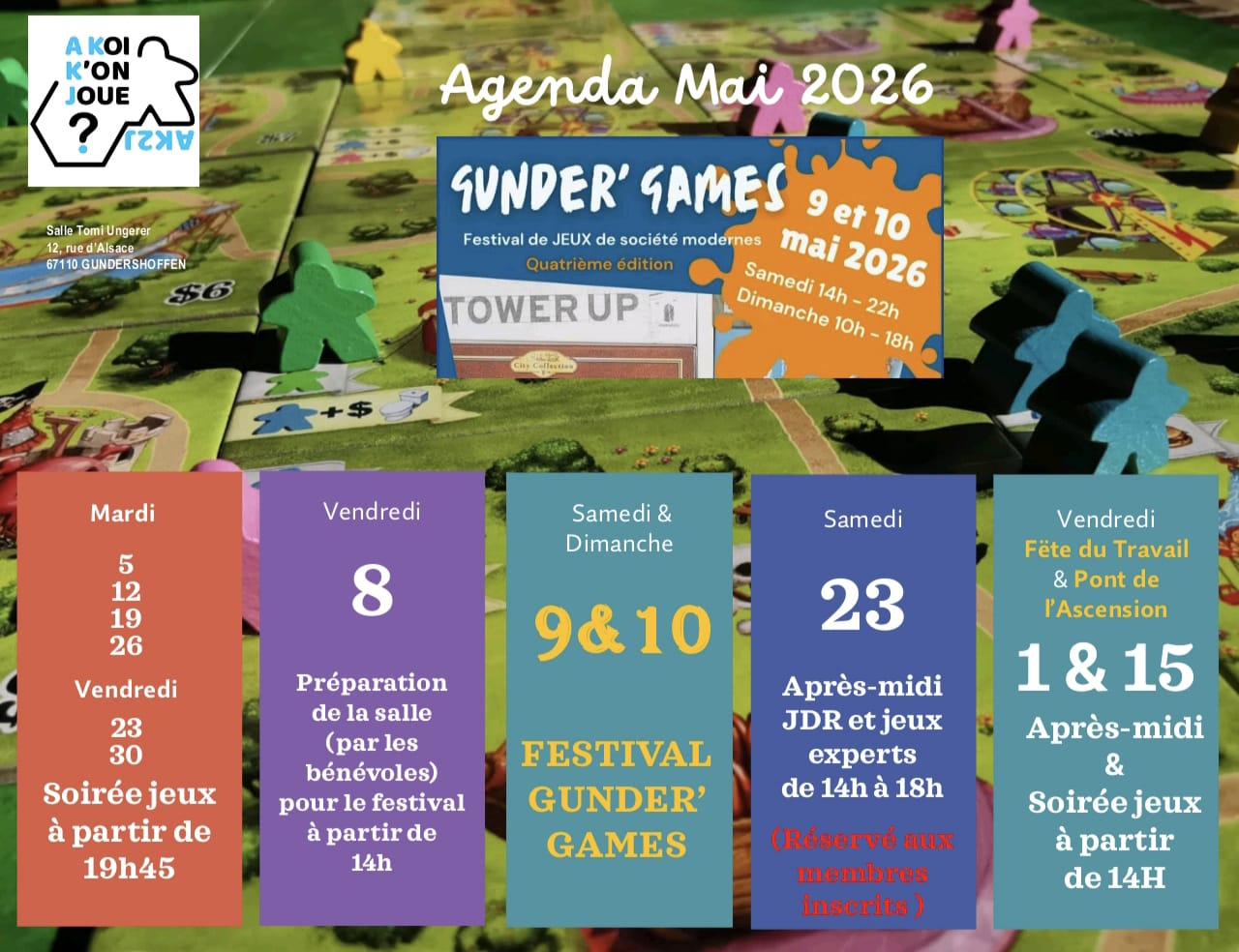 Agenda de mai
